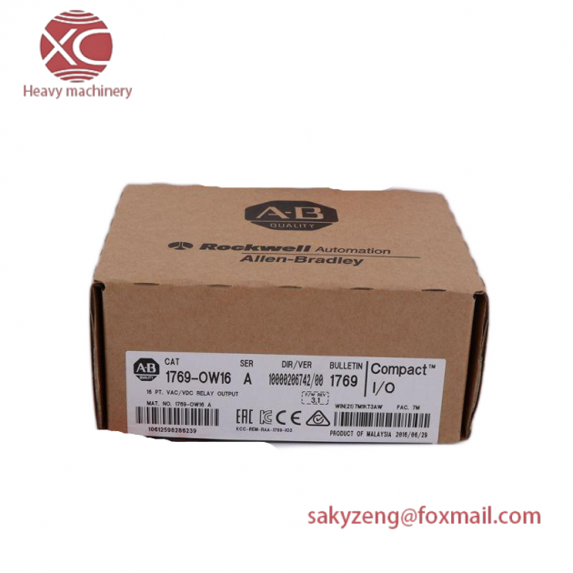 Allen Bradley 1769-OW16 CompactLogix Relay Module, Industrial Control Solutions