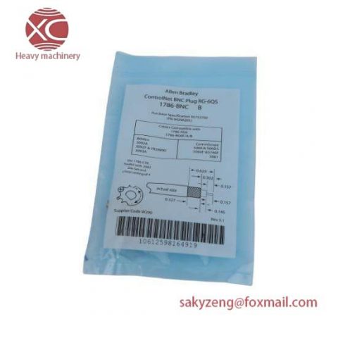 Allen-Bradley 1786-BNC RG6 Coaxial Connector, Industrial Control Systems