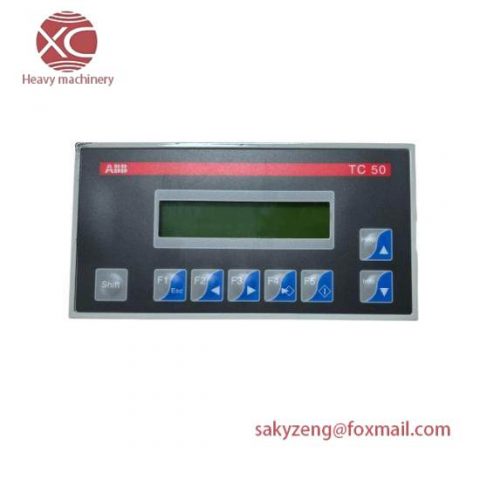 ABB 1SBP260150R1001 TC50 Control Panel, Advanced Industrial Automation Solution
