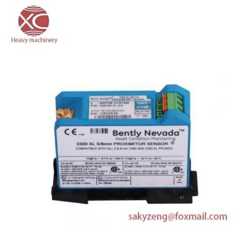 Bently Nevada 3300 XL Proximitor Sensor, 330180-91-CN