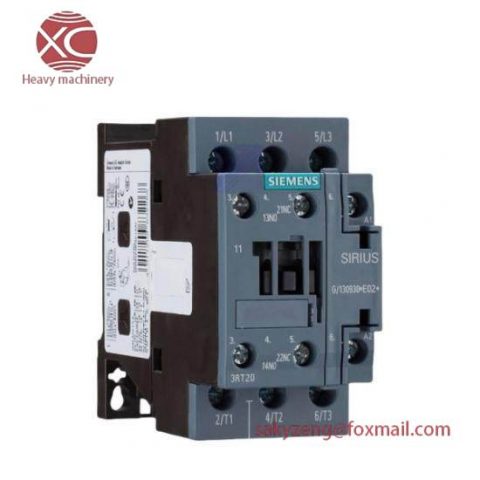 Siemens 3RT2024-1AN20 Contactor, Expertly Designed for Industrial Automation