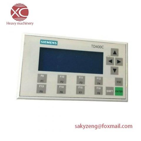 SIEMENS SIMATIC TD400C Operator Panel, 6AV6640-0AA00-0AX1