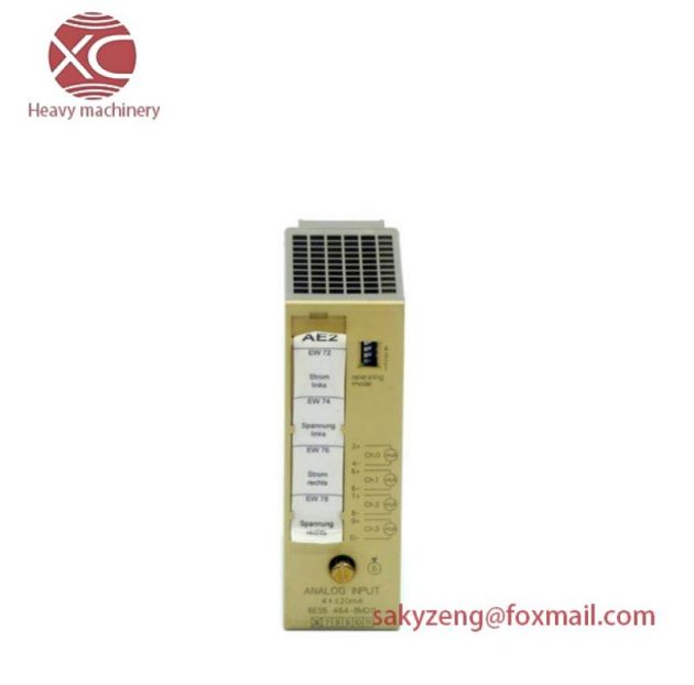 SIEMENS S5 464 Analog Input Module 8MF21, Advanced Control Solutions for Industrial Automation