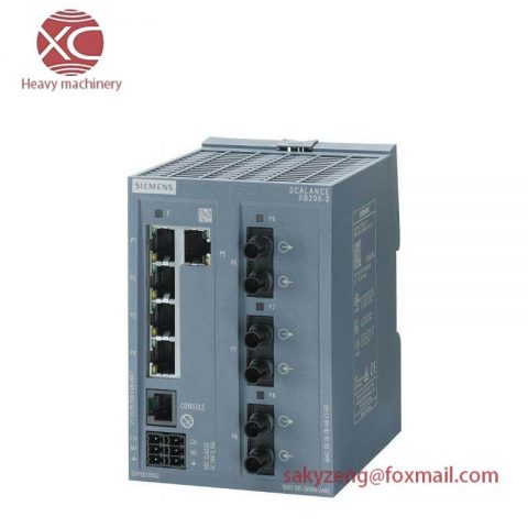 SIEMENS SCALANCE X204-2 Redundant Power Supply Switch, Essential for Seamless Factory Networks