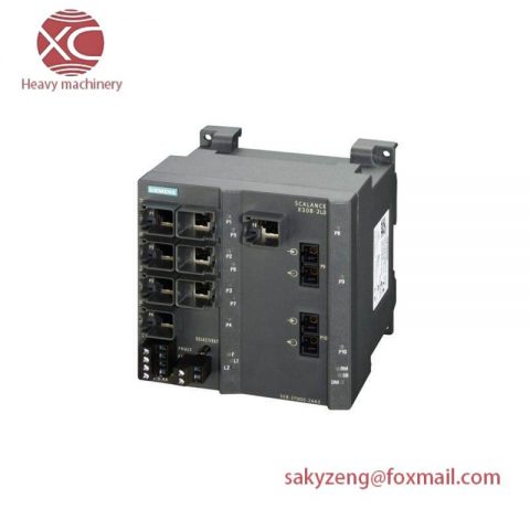 SIEMENS SCALANCE X308-2LD Modular Plus Industrial Ethernet Switch, 2X 1000Mbps SM SC + 1X 10/100/1000Mbps & 7X 10/100Mbps RJ45 Ports