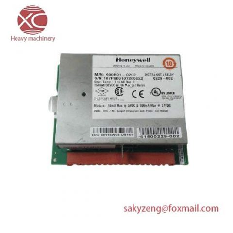 Honeywell 900H01-0202 Digital Output Module, Relays, 8 Channel