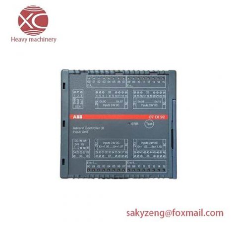 ABB 07DI92 WT92 GJR5252400R4101 Digital I/O Module: Precision Control in Industrial Automation