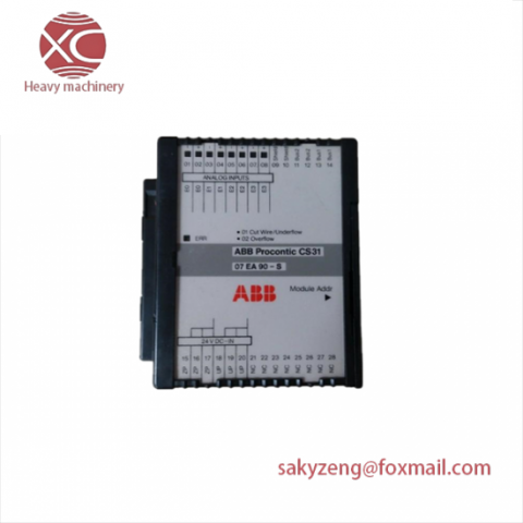 ABB 07EA90-S Analog Input Module - Precise Data Capture for Industrial Control
