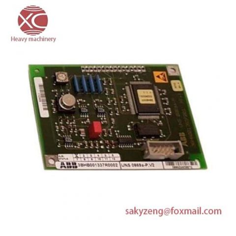 ABB 3bhb001337r0002 UNs 0869A-P V2 Printed Circuit Board: Industrial Control Module for Precision Applications