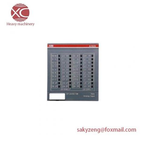 ABB AI523 1SAP250300R0001 Analog Input Module: Industrial Automation Innovation at its Best