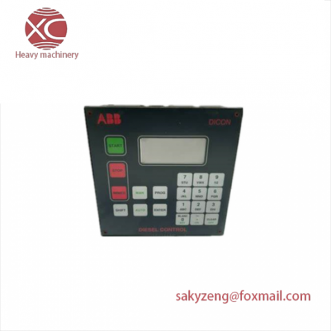 ABB CMA112 Diesel Control Display Panel - Advanced Engine Management Solution