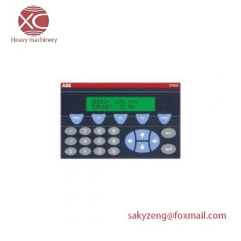 ABB CP502/RS232 Control Panel - Advanced Text Display for Industrial Automation