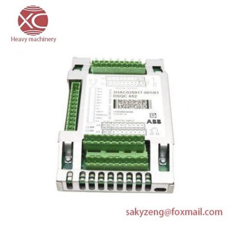 ABB DSQC652 3HAC025917-001/01 Industrial I/O Unit