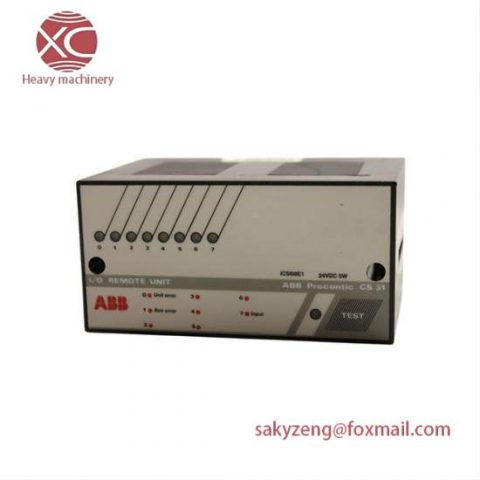 ABB ICSI08E1 Binary Input Unit: Industrial Automation Module