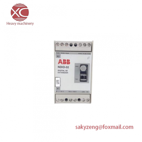 ABB NDIO-02 | Digital I/O Extension Module, ABB PLC's, Analog Input & Output Extensions