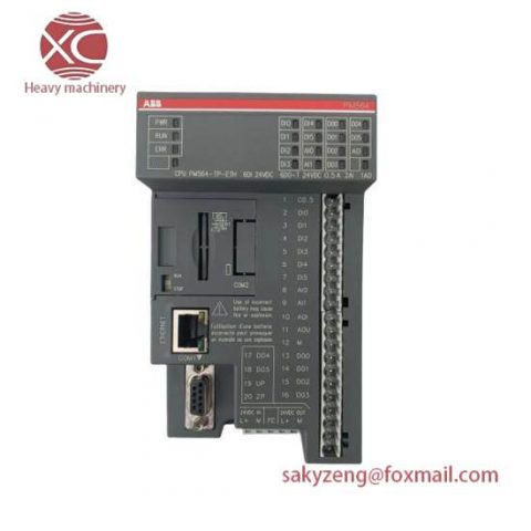 ABB PM564-TP-ETH 1SAP120900R0071 Programmable Logic Controller - Advanced Automation Solution for Industrial Applications