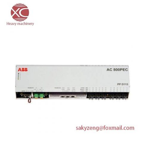 ABB PPD113B01: Advanced DCS System Controller for Industrial Automation
