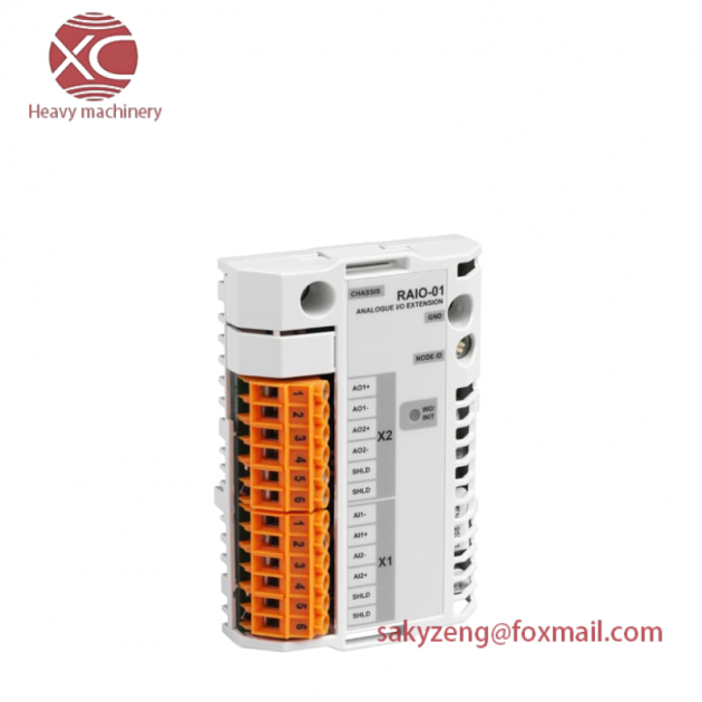 ABB RAIO-01 64606841: Analog I/O Extension PCB, for Industrial Control Applications