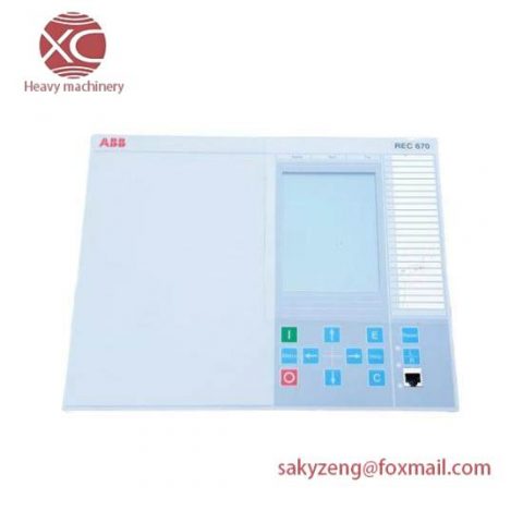 ABB REC670 1MRK000008-NB Bay Control Display: Advanced Industrial Control Solution