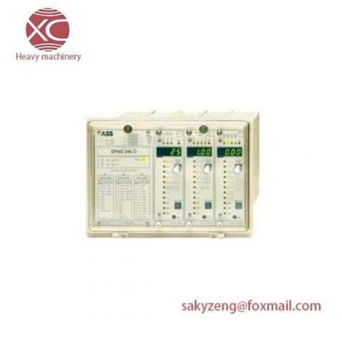 ABB SPAD346C3 Differential Relay; Manufacturer: ABB
