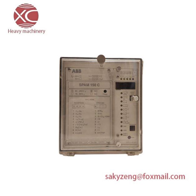 ABB SPAM-150C - Comprehensive Motor Protection Relay, Advanced Industrial Control Solution