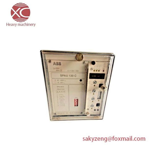 ABB SPAU130C-AA Voltage Relay - Precision Engineering for Reliable Power Management