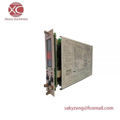 Bently Nevada 3300/50 Tachometer Module: Precision Measurement for Industrial Control Systems