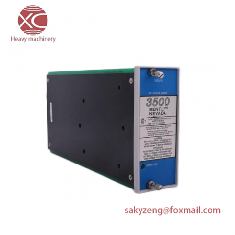 Bently Nevada 3500/15 133292-01: High-Precision Control Module for Industrial Automation
