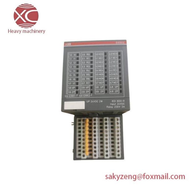 ABB DX522 Digital I/O Module - 8 Digital Inputs, Precision Control for Industrial Automation