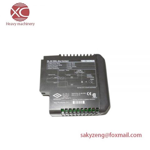 Emerson KJ3001X1-BB1 12P0550X132 VE4001S2T2 Contact Card: Advanced Industrial Control Module