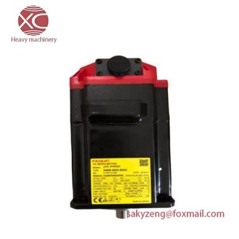 Fanuc A06B-0063-B203 AC Servo Motor, GE Module