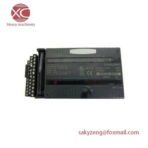 GE FANUC IC200ALG264H Analog Input Module: High Precision, Durable Industrial Solution