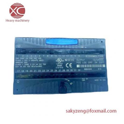 GE FANUC IC200MDL750E Control Module - Advanced Industrial Automation Solution