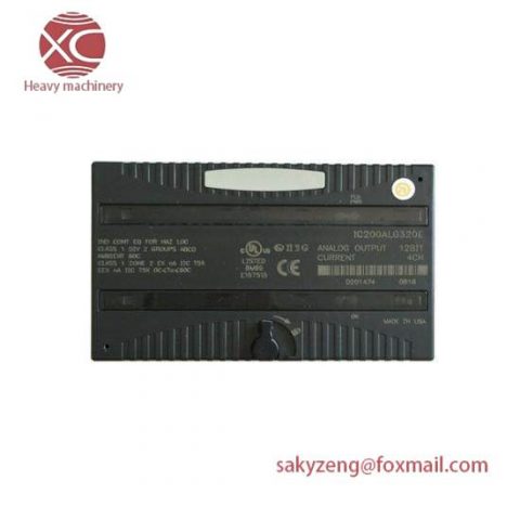 GE IC200ALG320 - Analog Output Module: High Precision Control for Industrial Automation