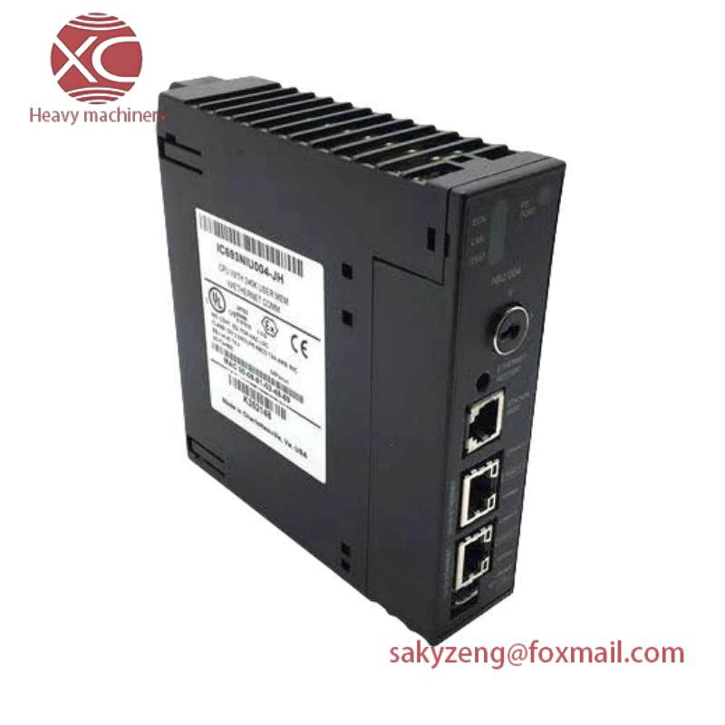 GE IC693NIU004 Ethernet Network Interface Unit - Yuanmiao Automation