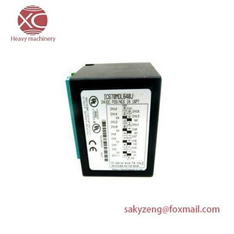 General Electric FANUC IC670MDL640J - Input Module for Industrial Automation, 200 characters or less