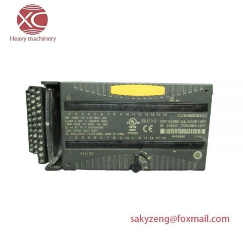 GE IC200MDD842J: High-Performance 24VDC Output ESCP 16-Point Input Module