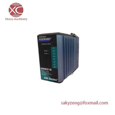 Foxboro FBM218 P0922VW Redundant Output Module - Advanced Control System Solution