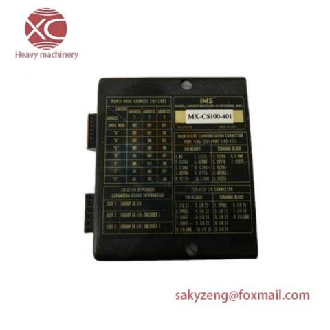 MX Control Systems CS100-401 Industrial Motion Sensor Module