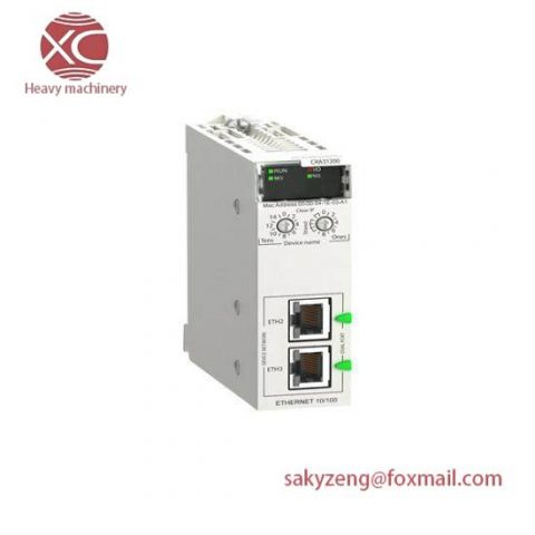 Schneider Electric's BMXCRA31200 Remote IO Drop E/IP Module, Designed for Industrial Control Applications