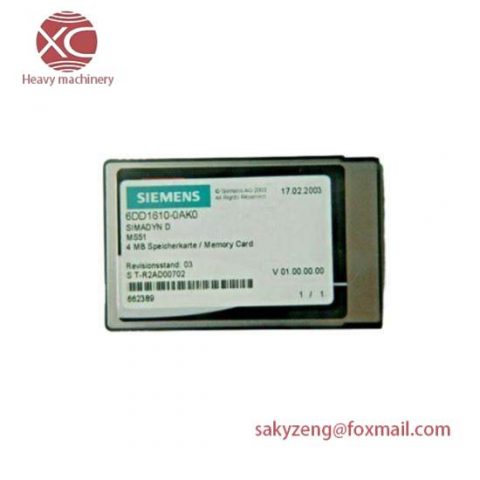 SIEMENS SIMADYN D FLASH MEMORY MODULE MS51 PCMCIA CARD FOR PM4, PM5, PM6