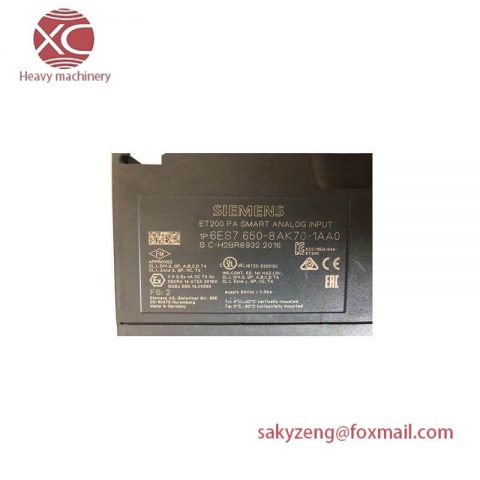 SIEMENS 6ES7650-8AK70-1AA0 Analog Input Module for Industrial Control Solutions