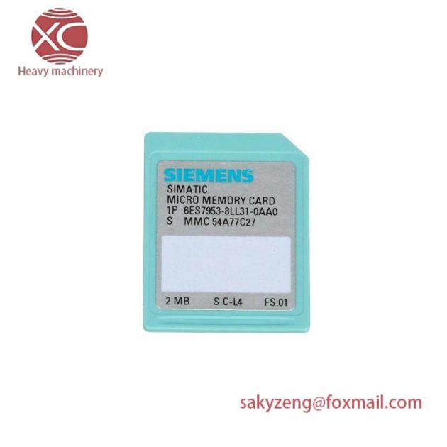 SIEMENS 6ES7953-8LL31-0AA0 Memory Module, for S7-300/C7/ET 200, 3V Flash, 64KB