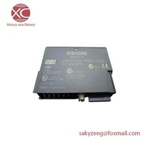 Siemens ET200S Analog Input Module 6ES7 134-4FB01-0AB0: Precision and Efficiency in Industrial Control
