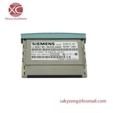 Siemens 6ES7 951-0KD00-0AA0 Flash Memory Module for Industrial Automation, Compact Design & High Reliability