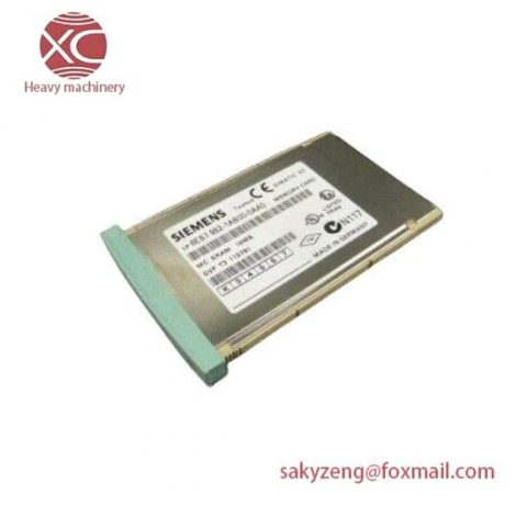 Siemens 6ES7 952-1AS00-0AA0 RAM Memory Card - 4MB, Optimized for Industrial Control Applications