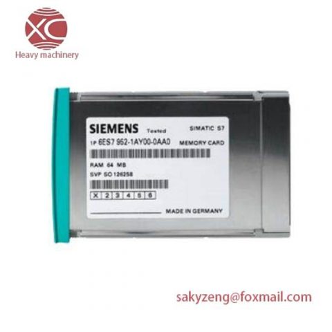 Siemens 6ES7 955-2AM00-0AA0 RAM Memory Card: Enhancing Data Storage Solutions for Industry