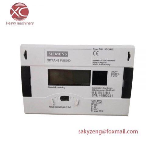 SIEMENS SITRANS FU E950 THERMAL ENERGY Flow Meter, Precise Thermal Energy Measurement for Industrial Applications