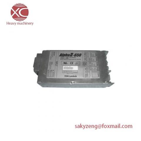 TDK-Lambda MV6500436A Power Supply: Advanced Modular Solution for Industrial Control Systems