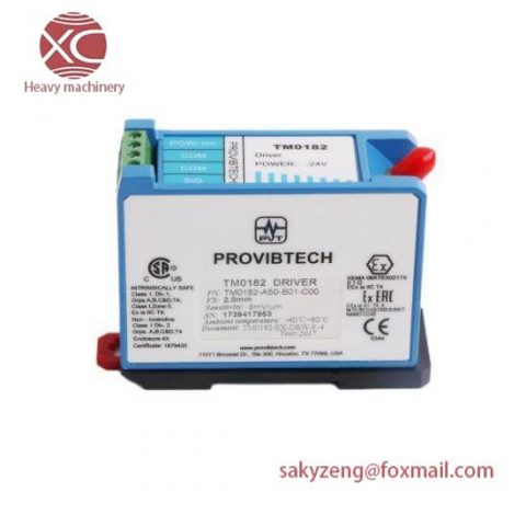 Bently Nevada Extension Cable TM0182-A50-B01-C00: Industrial Automation Accessory